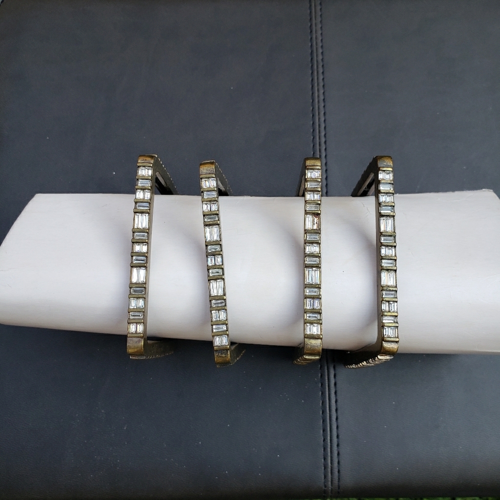 Rhinestones Square Napkin Holders or can be used as a bracelet.
